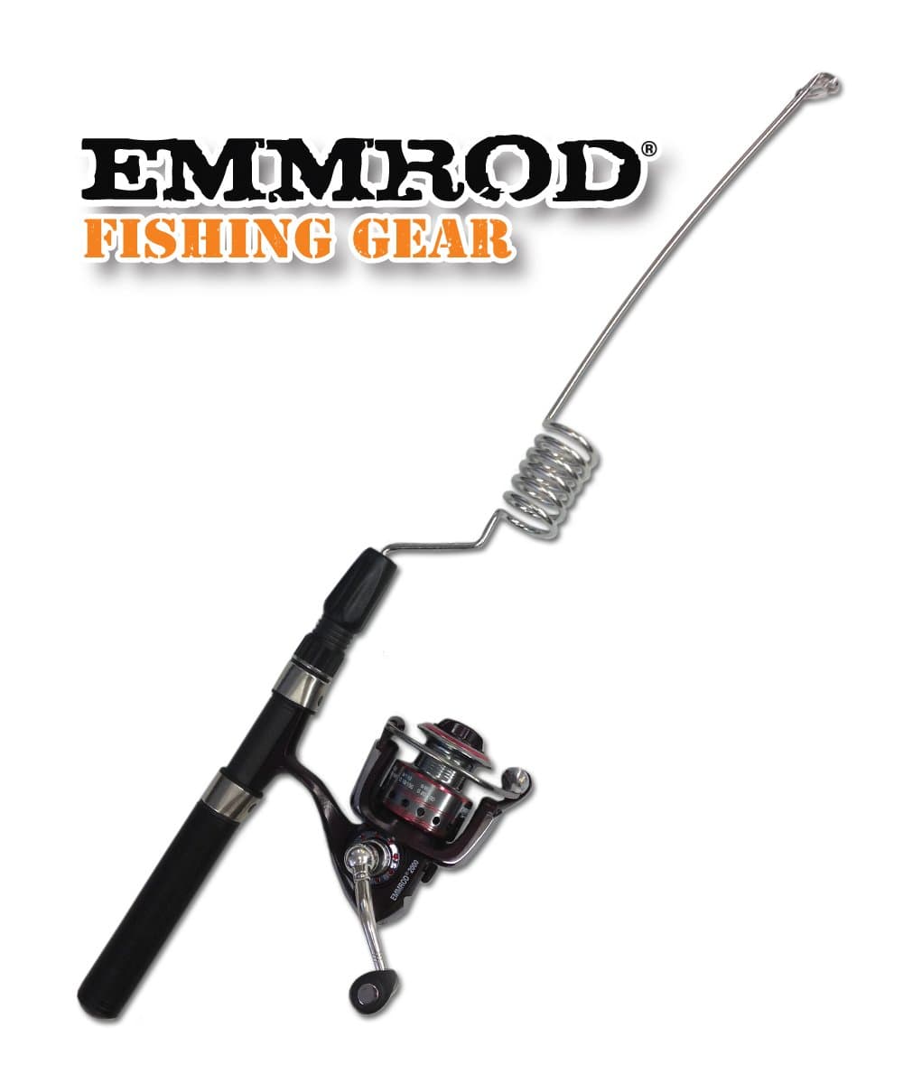 Emmrod Packrod Fishing Combo 6 Coil Spinning Pole w/DCM Open Face Reel