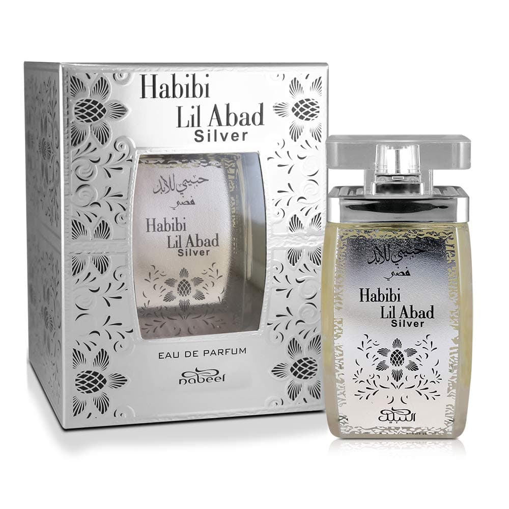 Nabeel Perfumes Habibi Lil Abad Silver Eau De Perfume For Unisex - 100 ml