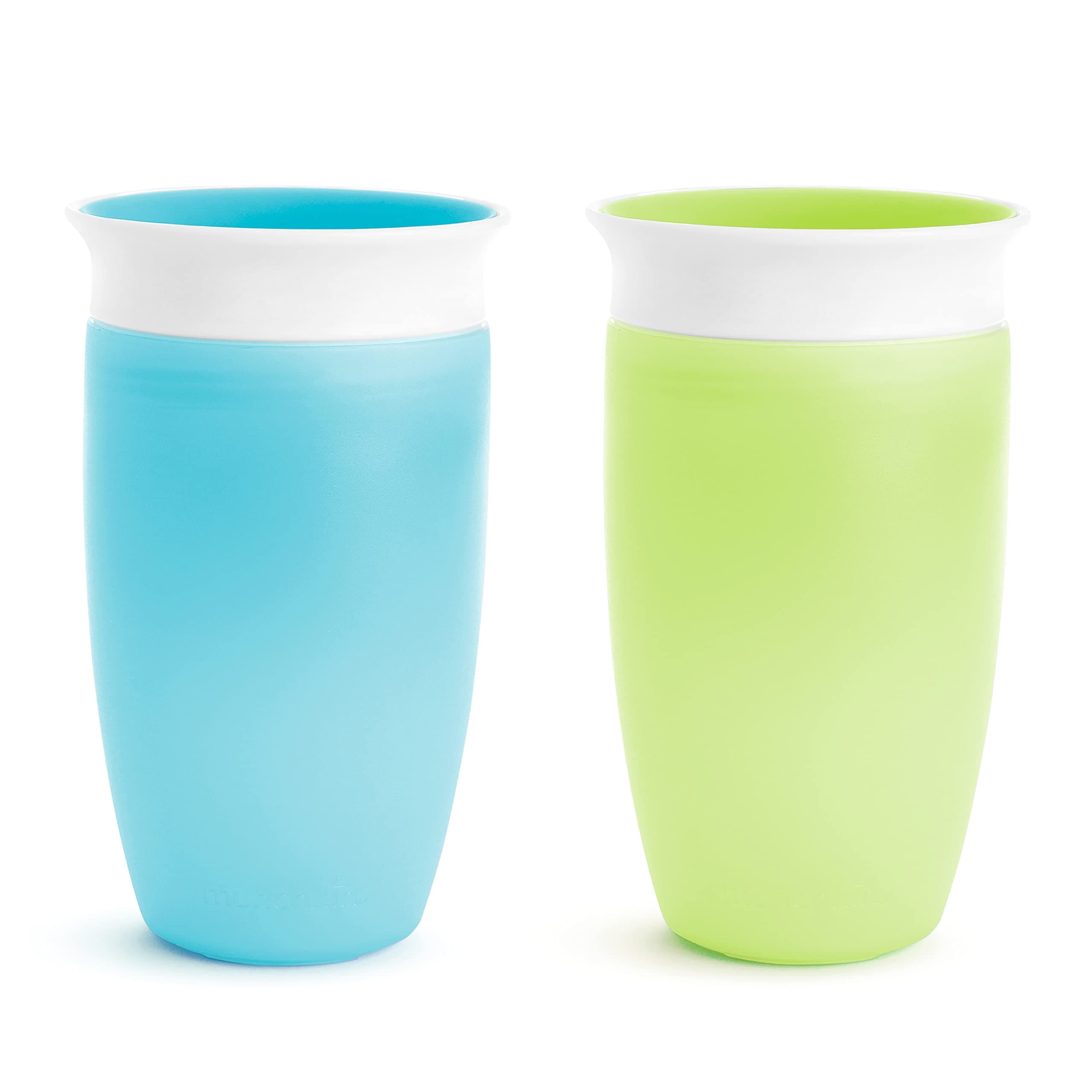 Munchkin Miracle 360 Sippy Cup, Green/Blue, 10 Oz, 2 Count