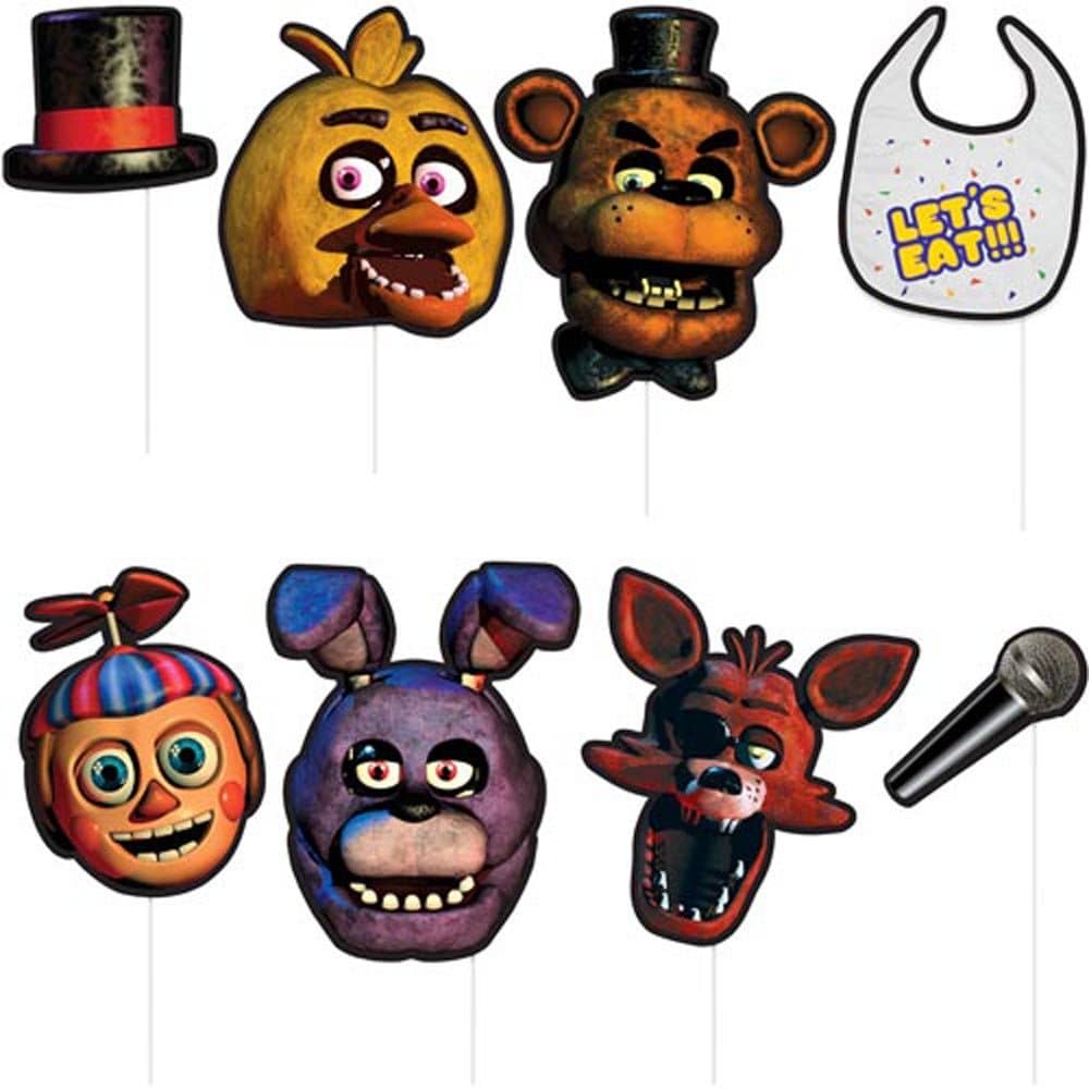 Five Nights at Freddy's Photo Prop Set (8pc)