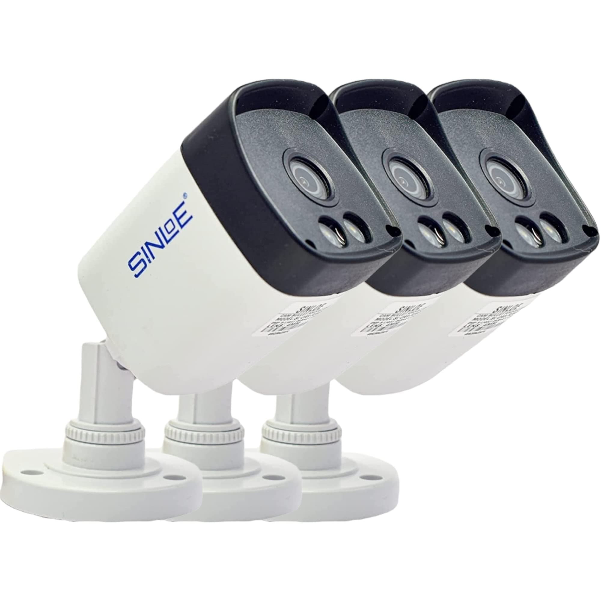 2 MP 1080p Day/Night Color Vision Bullet CCTV Camera Compatible With All 2MP Supporting Dvrs(Pack Of 3)