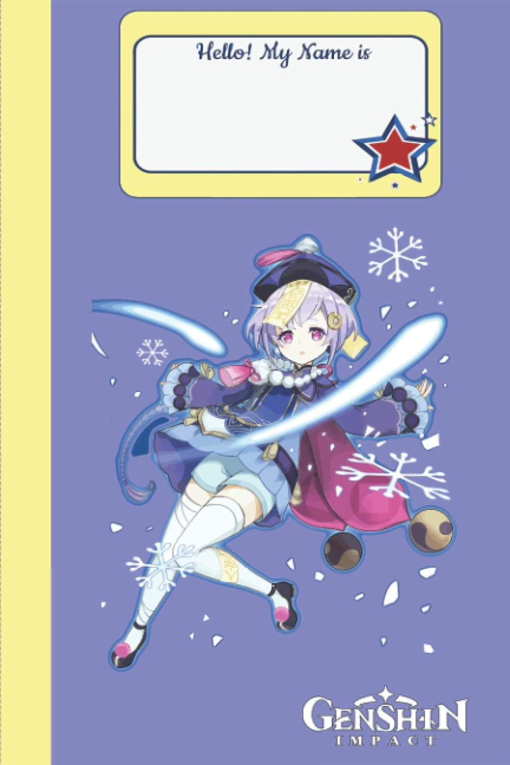 Genshin Impact Book: Notebook: zhongl | klee | childe | diona | amber | lisa | noelle... Diary For student, kids, children, school ... 6x9 inches (114 Pages)