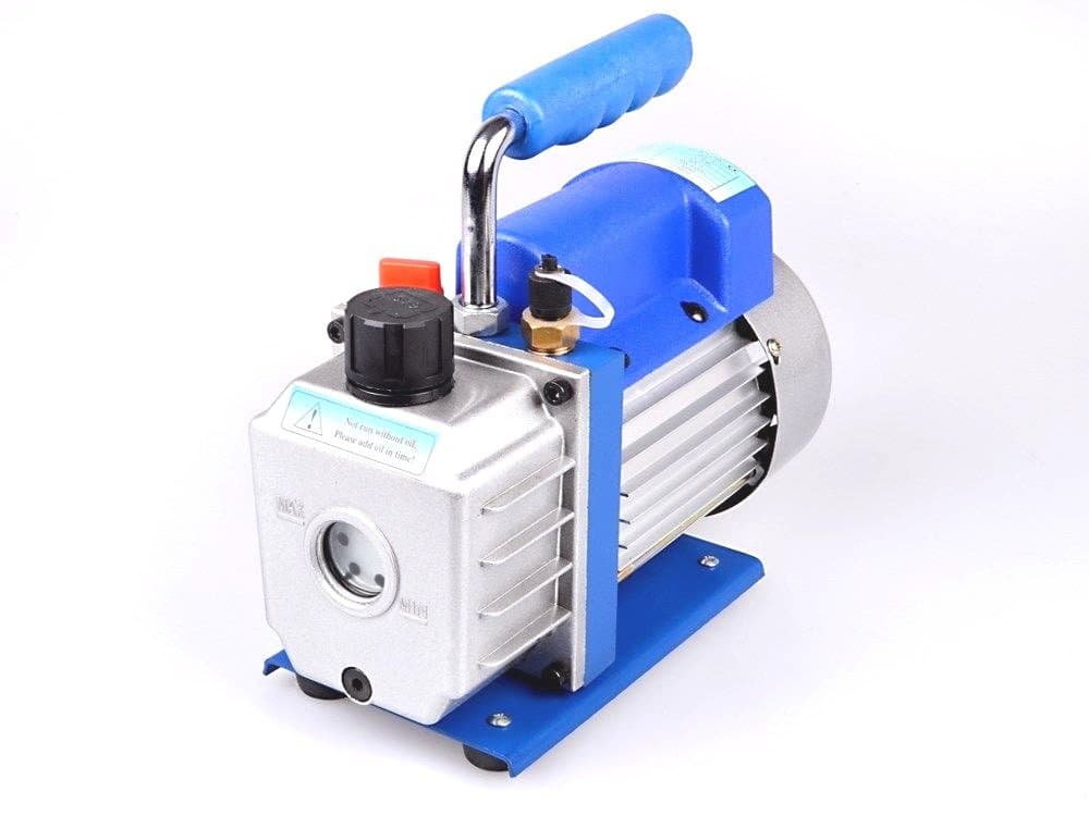 Rotary Vane Vacuum Pump Single Stage 3CFM 1/4HP HVAC Air AC A/C R410a R134a