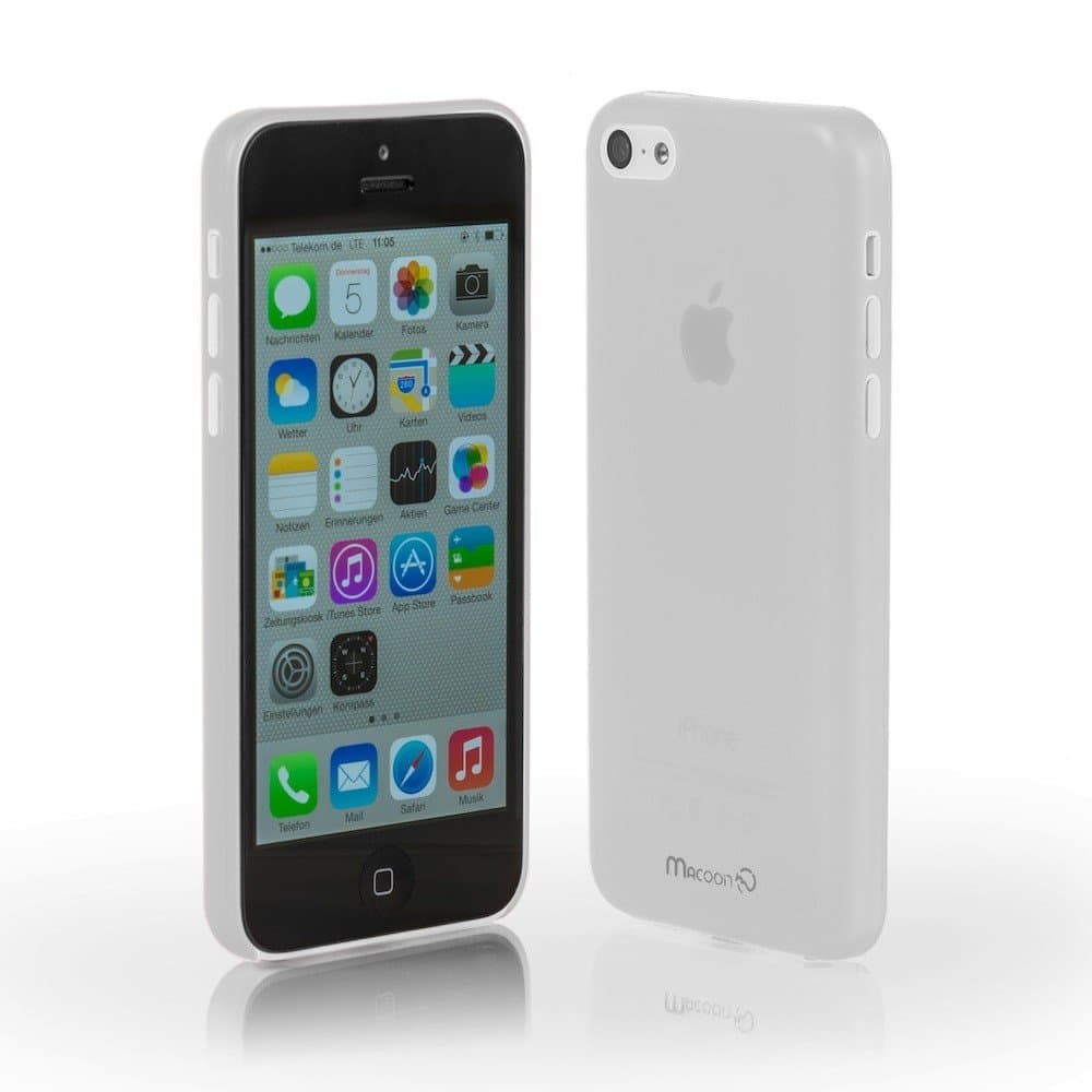 MACOON Cover SecondSkin for iPhone 5c Ultra Fine & Translucent, color:tranparent