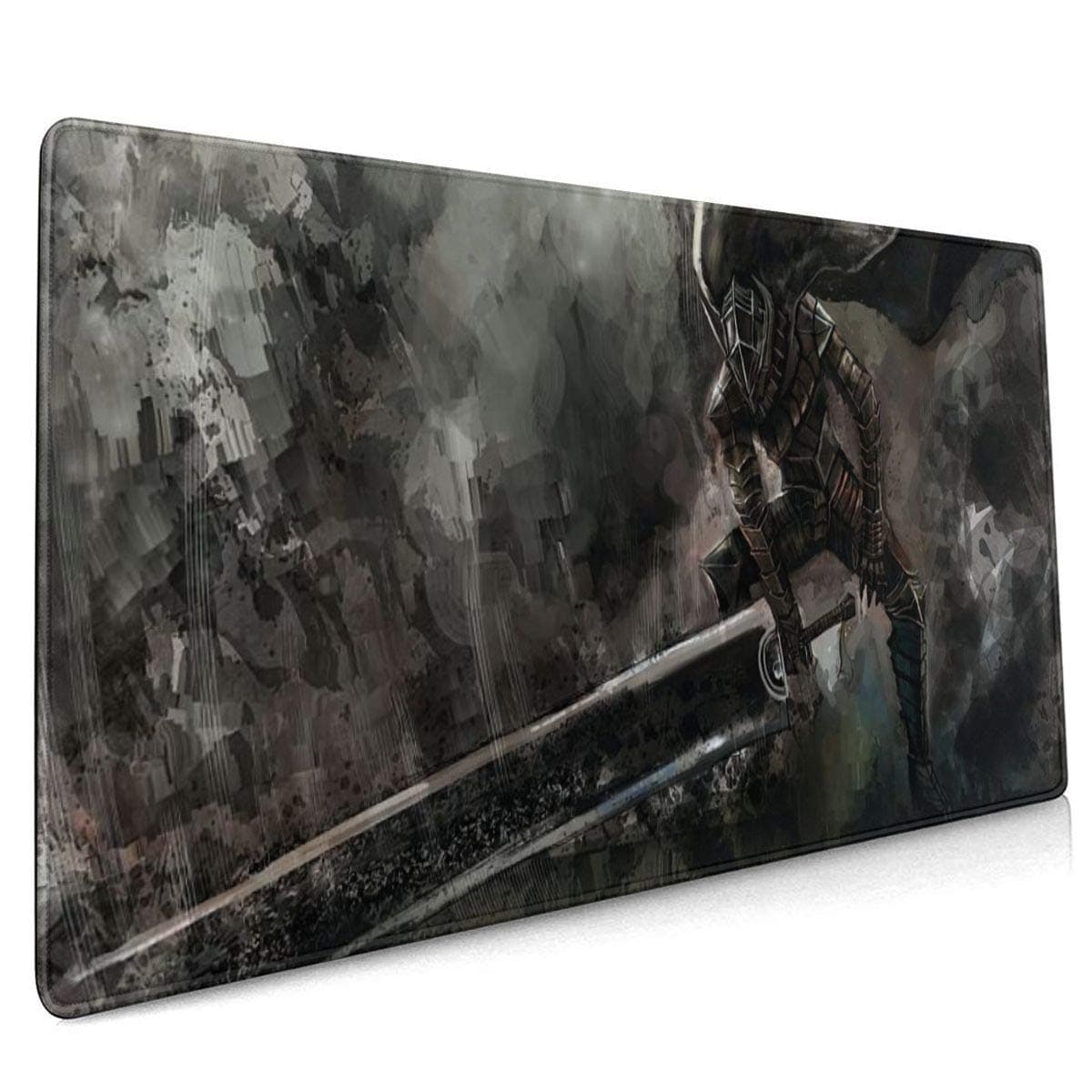 Lakivde Berserk-Guts Anime Mouse Pad 15.7 X 35.4 Inch (40 X 90 cm) Soft Gaming Mouse Mat Ultra Thick 3mm Extended Large Pattern_1 One Size