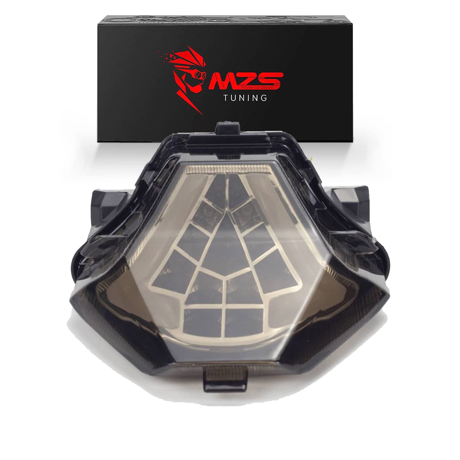 MZS LED Tail Light for Yamaha R3 2015-2016,R25 2014-2015,MT-03 2016-2017,MT-07/FZ-07 2014-2016,MT-25 2015-2016 Smoke