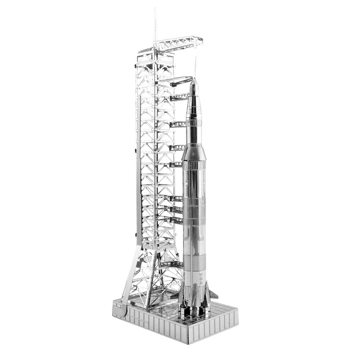 Metal Earth Fascinations Apollo Saturn V with Gantry 3D Metal Model Kit