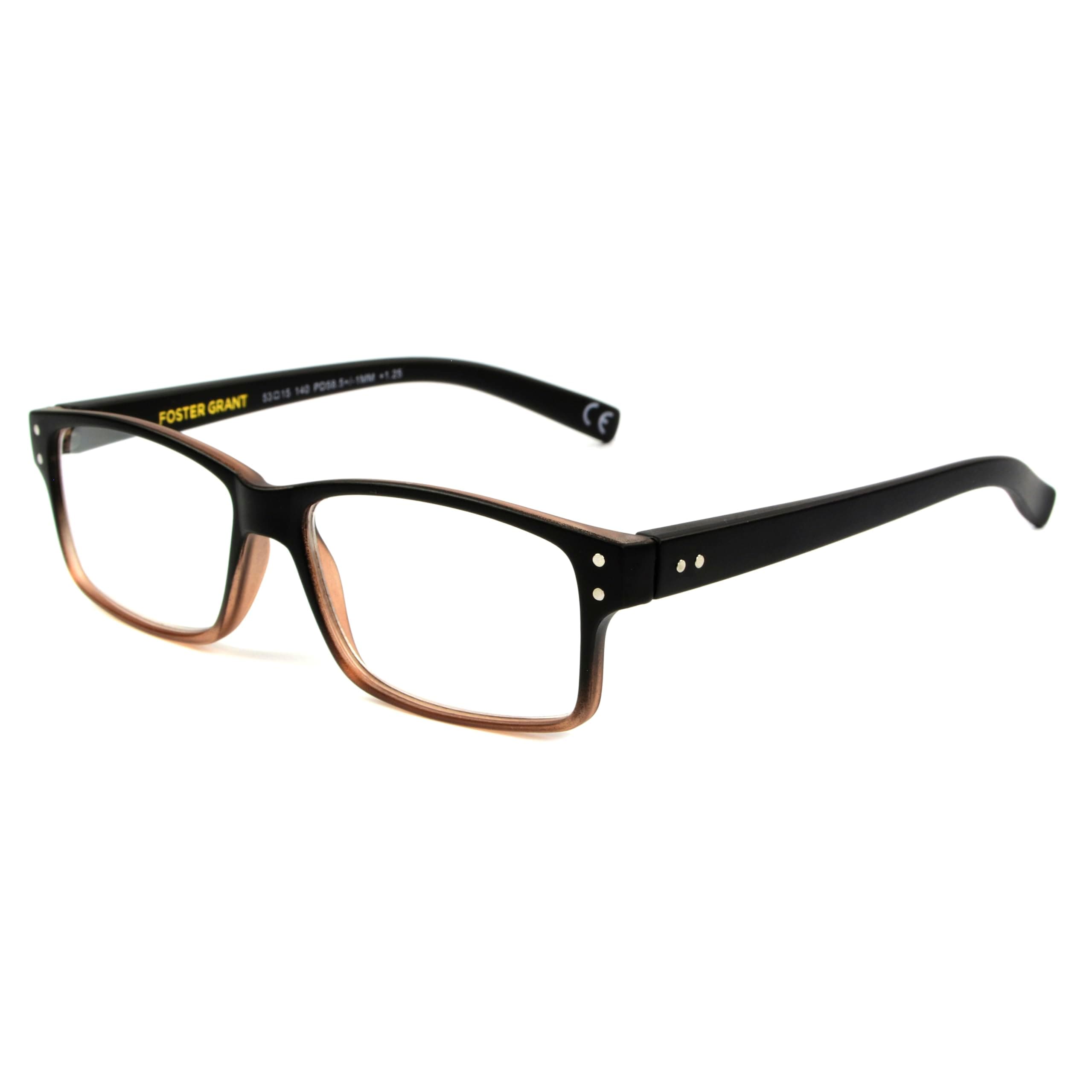 Foster Grant Men's Thomson Square Reading Glasses