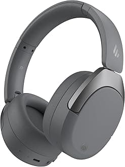 Edifier W830NB Wireless Over Ear Headphones with -45 dB ANC, 94 Hours Battery, LDAC Hi-Res Sound, Spatial Audio, Quick Charge, Bluetooth V5.4 - Grey