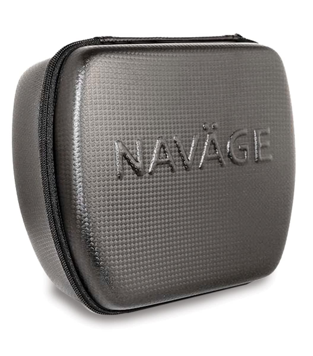 Navage Black Travel Case - Safety Case For Navage Nasal Irrigation System - Anti-Scratch Protector - Travel Storage Organizer for Nose Cleaner (Black)