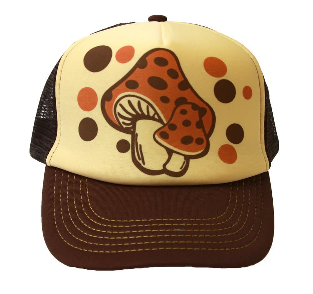 Mushroom Hollywood Trucker Mesh Hat