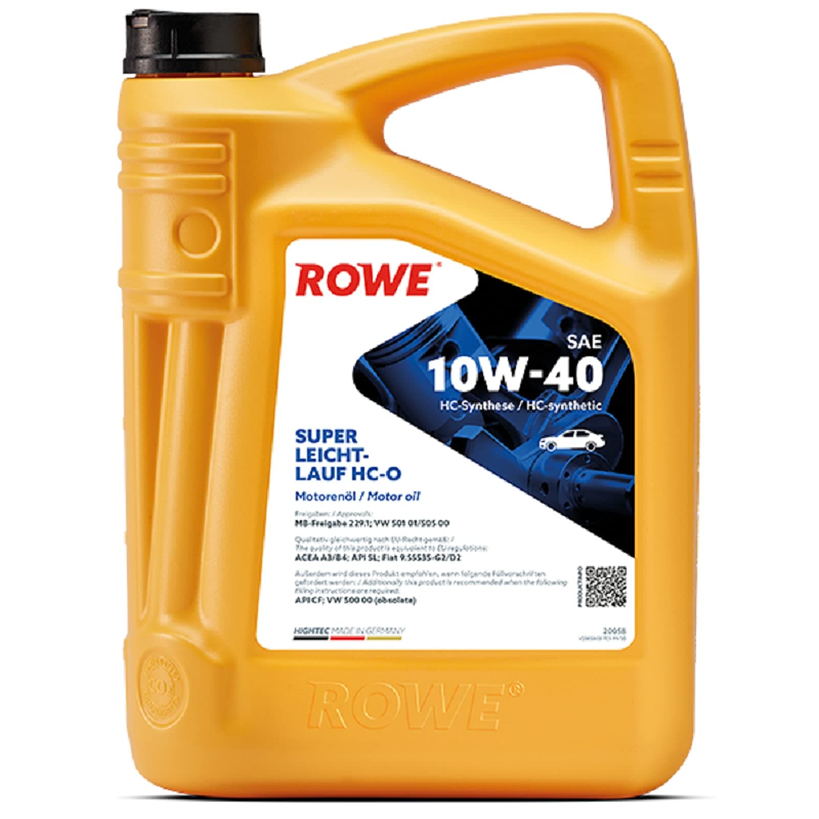 Hightec Super Leichtlauf HC-O SAE 10W-40 Engine Oil - 5 Litre
