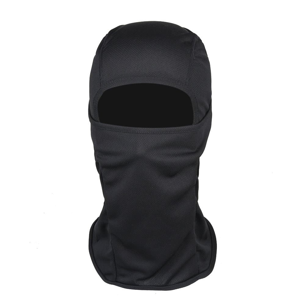 LolypotWinter Windproof Face Mask Cover, Balaclava Breathable Thin and Comfortable Fabric Sports Outdoor Cycling Ski Skating Balaclava Headcover Black