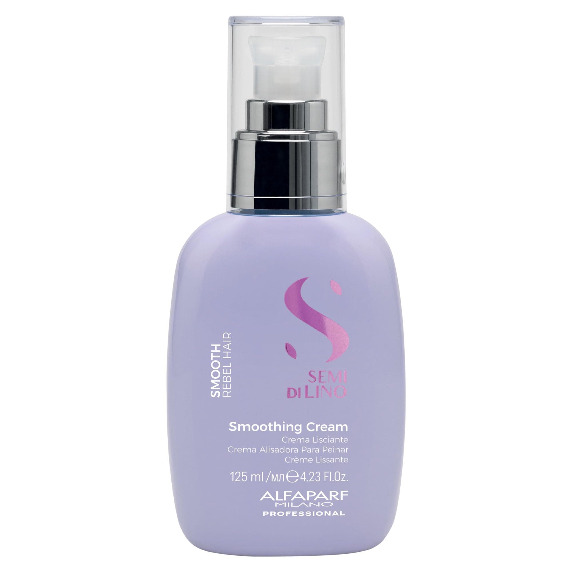 Semi di Lino Smoothing Cream - Frizz Control - Protects from Heat and Humidity - Straightens, Smooths, and Hydrates (4.23 fl. oz.)