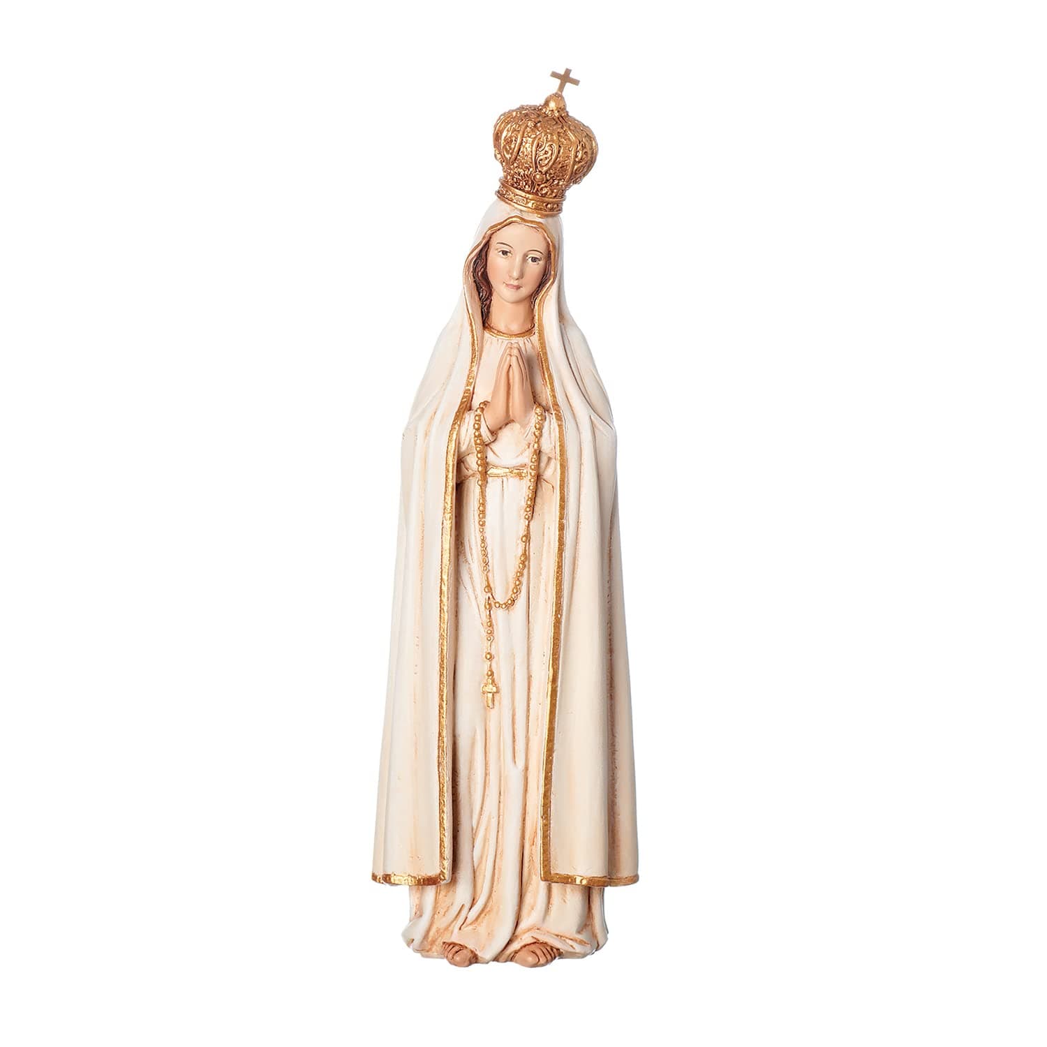 Roman Joseph's Studio Inc.. Our Lady of Fatima Figure, for 6" Scale Renaissance Collection, 7" H, Resin and Stone, Religious Gift, Decoration, Collection, Durable, Long Lasting