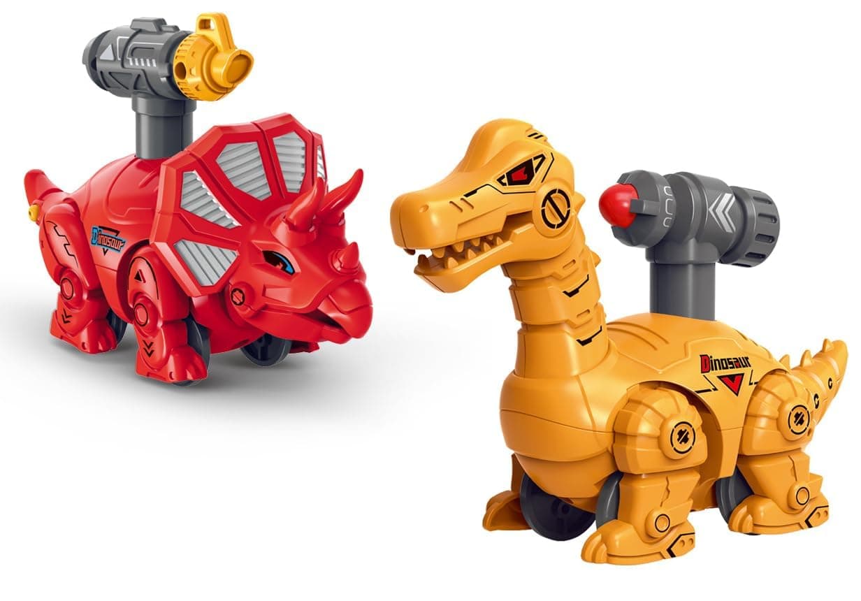 Mallexo Dinosaur Car Toys for Kids 2Pcs Animal Pull Back Toy Cars Set for Girls Dino Push and Go Car Games and Toy Vehicles Trucks Birthday Gifts Car Toys for Boys Girls 3-5 6 7 8 Year Old