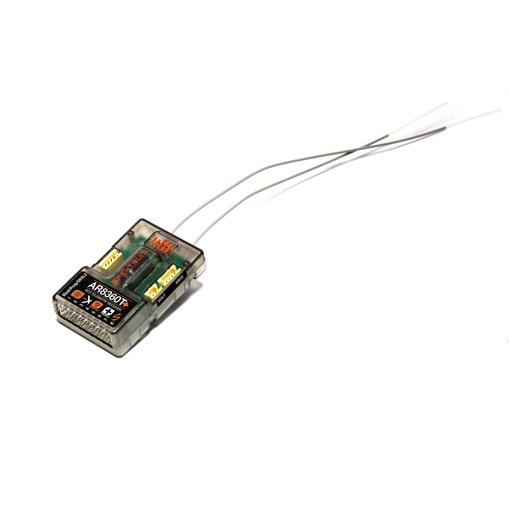 AR8360T+ 8 Channel AS3X+ & Safe Telemetry Receiver, SPM-1033