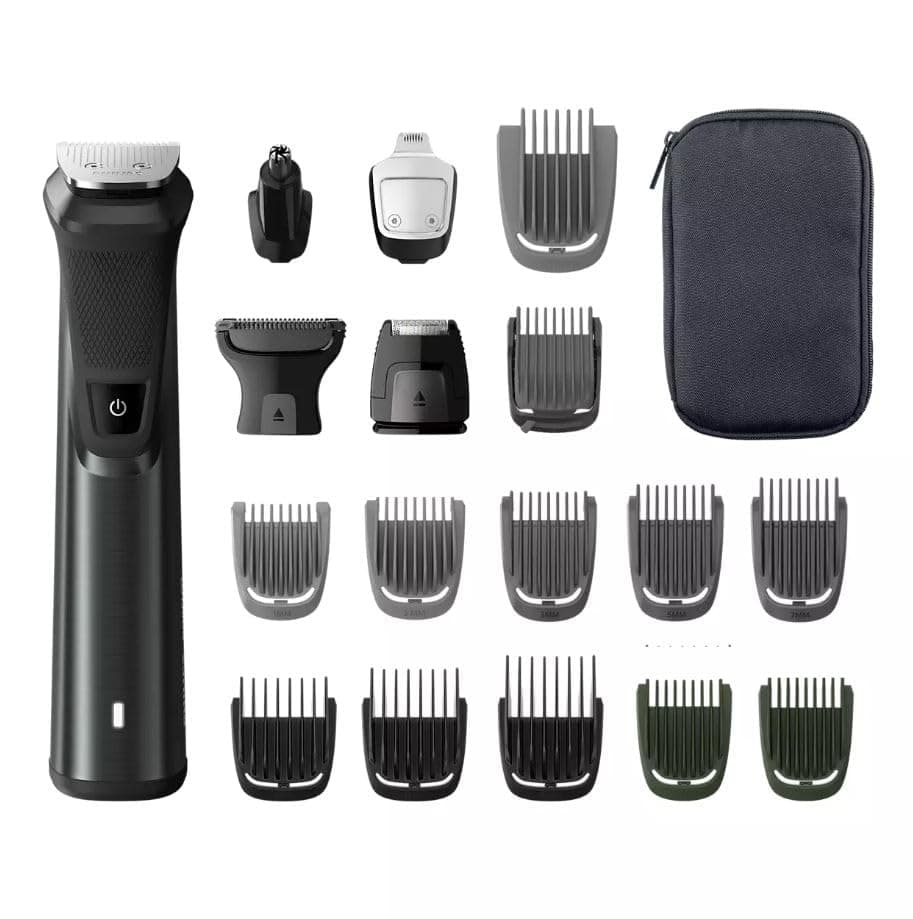 Norelco Multigroom Series 9000-21 Piece Men's Grooming Kit for Beard, Body, face, Nose, Ear Hair Trimmer