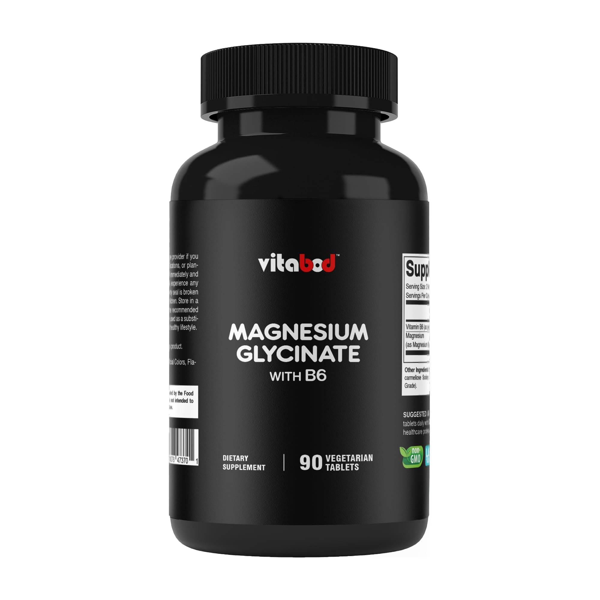 Magnesium Glycinate 1000 mg per Serving Providing 300mg of Elemental Magnesium - 90 Vegetarian Tablets - Chelated Form - Supports Muscle, Joint, and Heart Health*