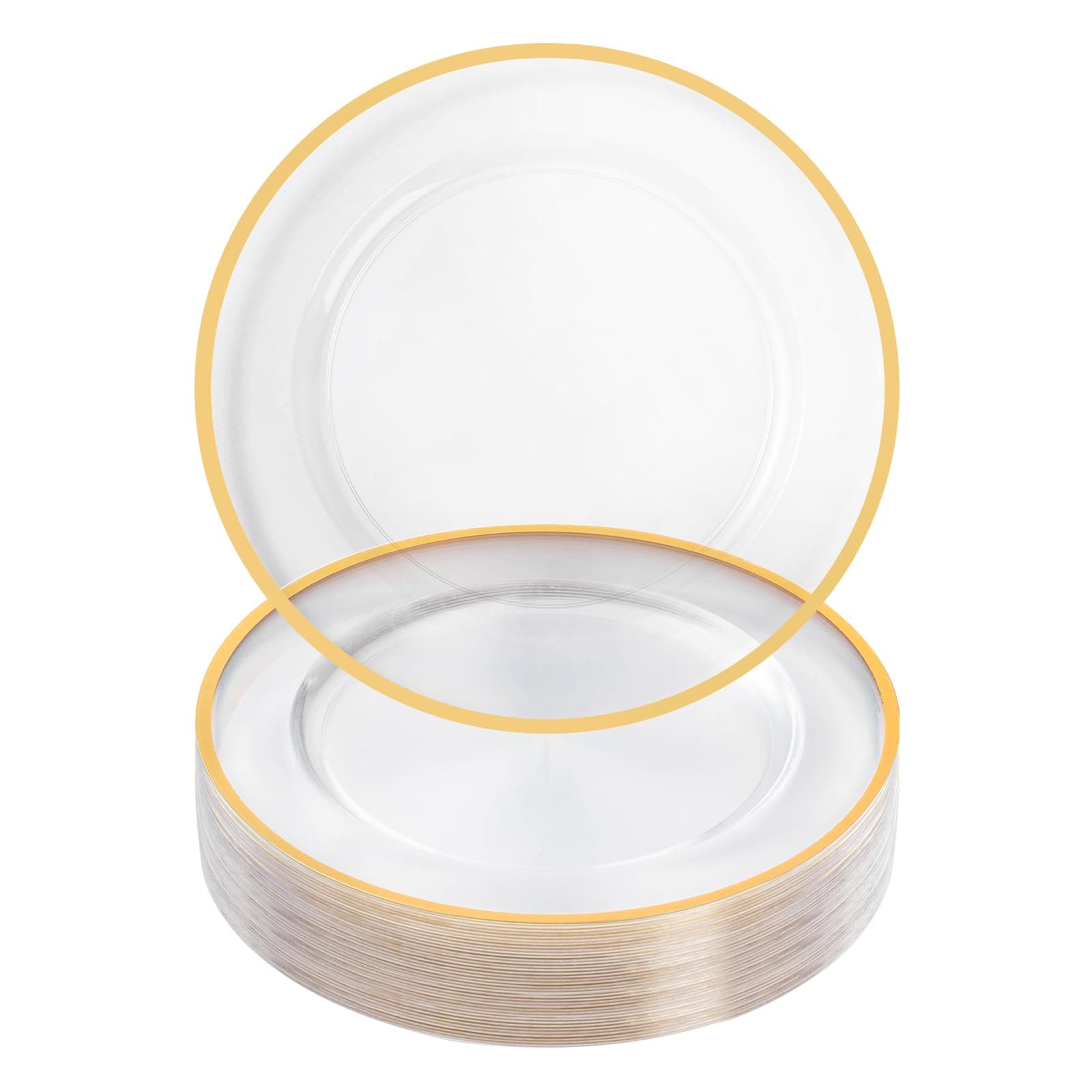12 Inch Gold Plastic Charger Plates