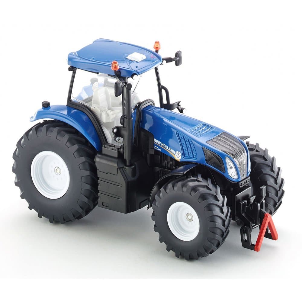 3273, New Holland T8.390 Tractor, 1:32, Metal,Plastic, Blue, Ackermann steering and hitch