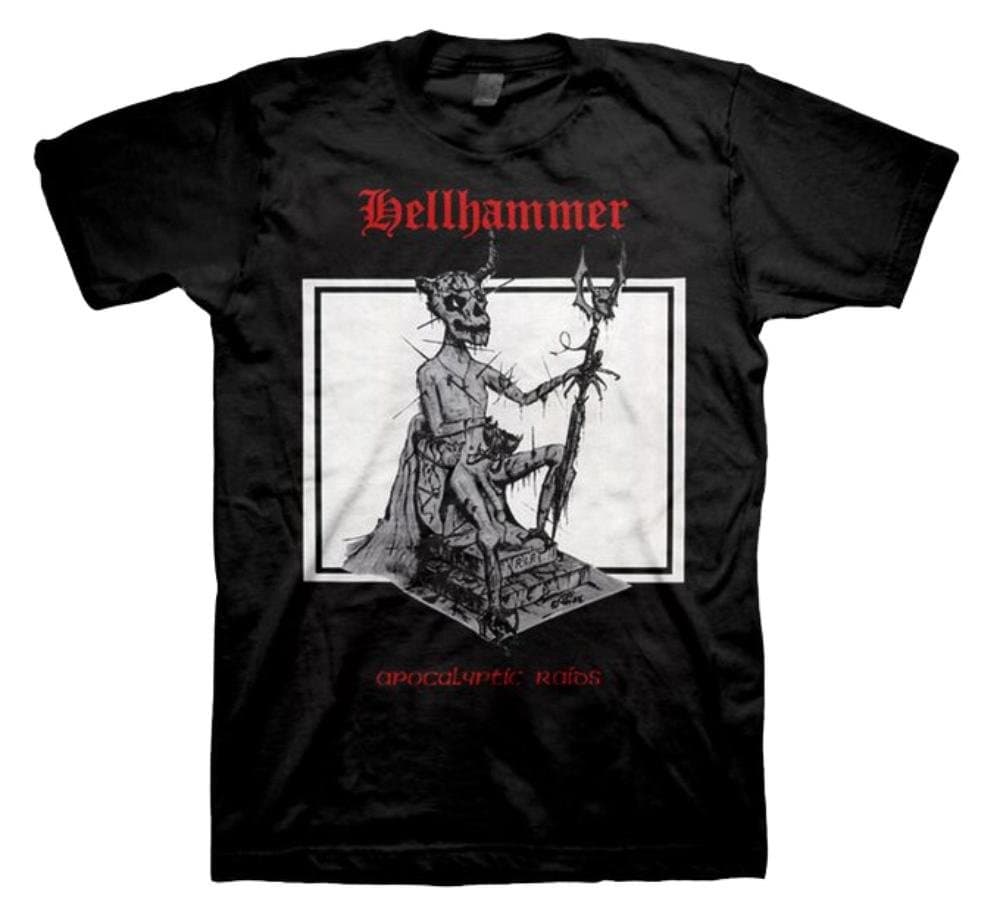 Hellhammer Red Logo Apocalyptic Raids T-Shirt