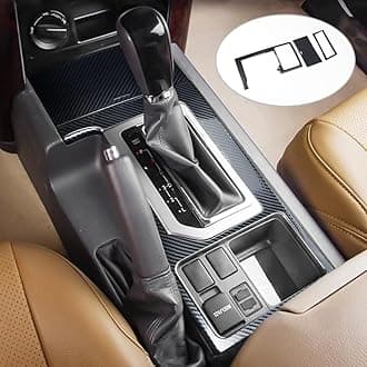 For Toyota Land Cruiser Prado 150 2010-2017 Interior Decorative Modification Accessories Central Gearbox Panel Lc150 Fj150 (fiber pattern【A】 Style)