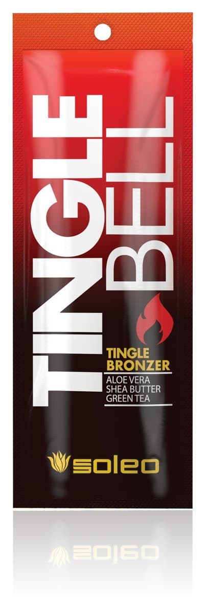 Soleo Tingle Bell tingle bronzer sunbed tanning lotion cream 15ml sachet