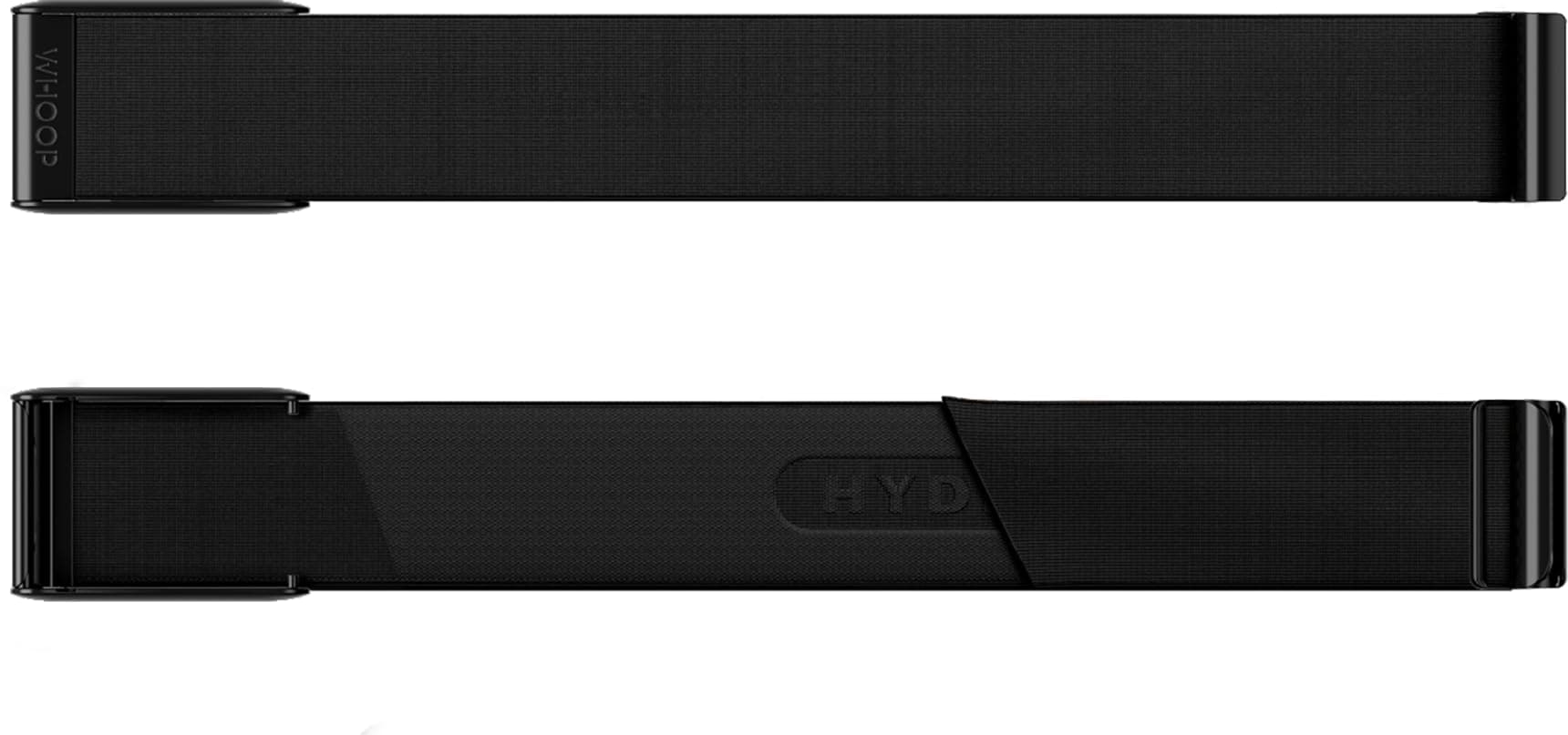 WHOOP Polyester Hydroknit Wrist Band, Fast-Drying And Sweat-Wicking, Retains 30% Less Moisture, 4.0 Compatible, Black