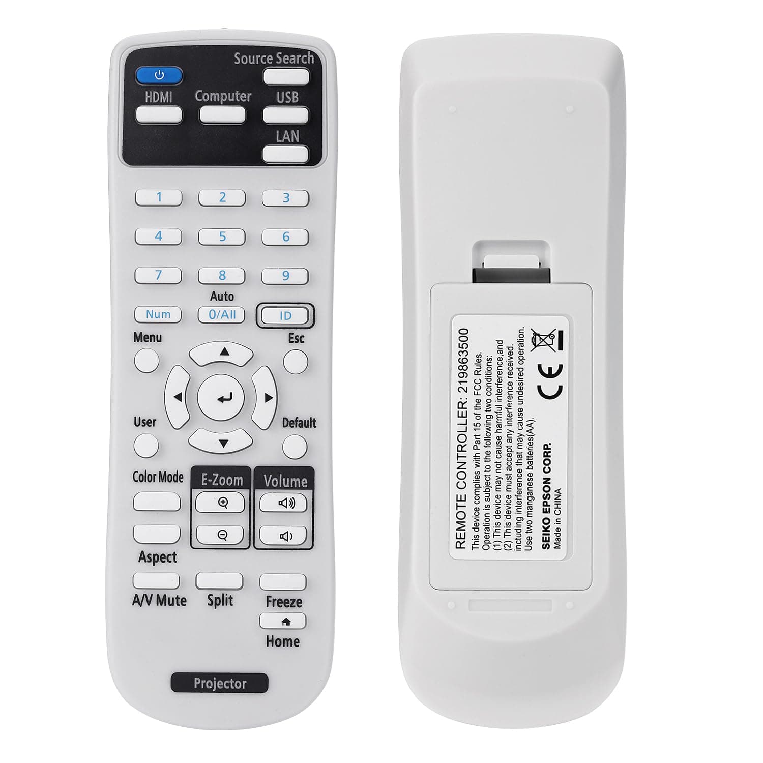 219863500 Remote Control For Epson