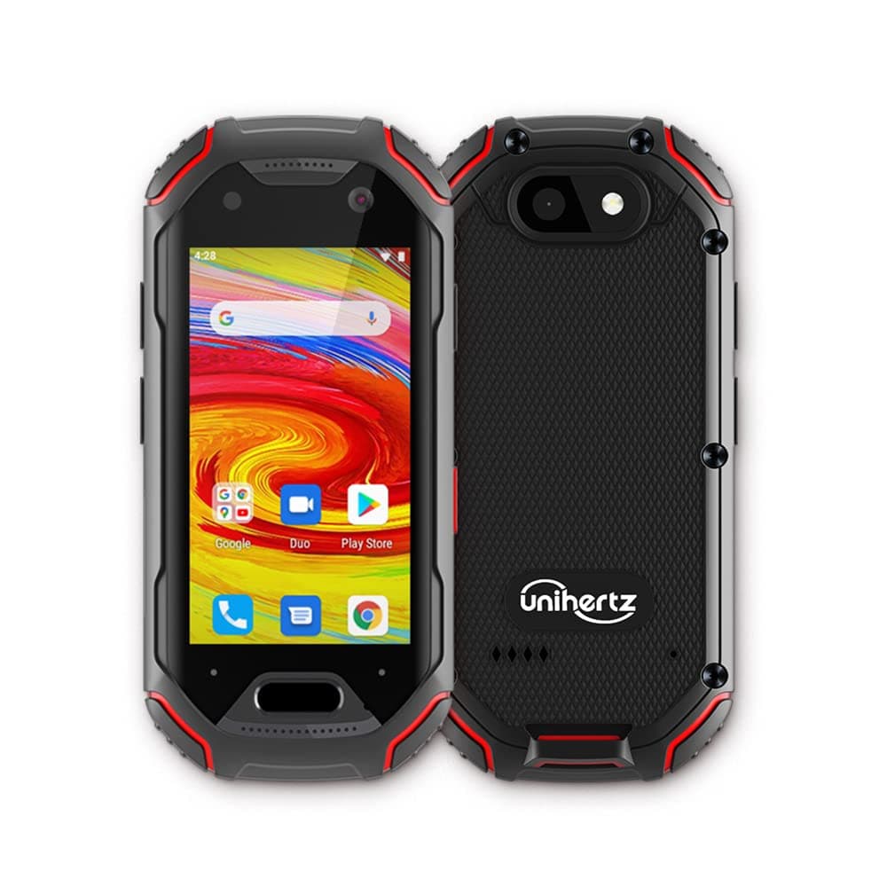 Unihertz Atom - The World's Smallest 4G Rugged Smartphone with Android 9.0 Pie, Unlocked, 4GB RAM, and 64GB ROM (T-Mobile & Verizon Support)
