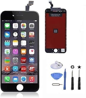 ZTR for iPhone 6 (4.7 inch) LCD Touch Screen Digitizer Display Replacement Full Frame Assembly Set with Repair Tools Kit (Black)