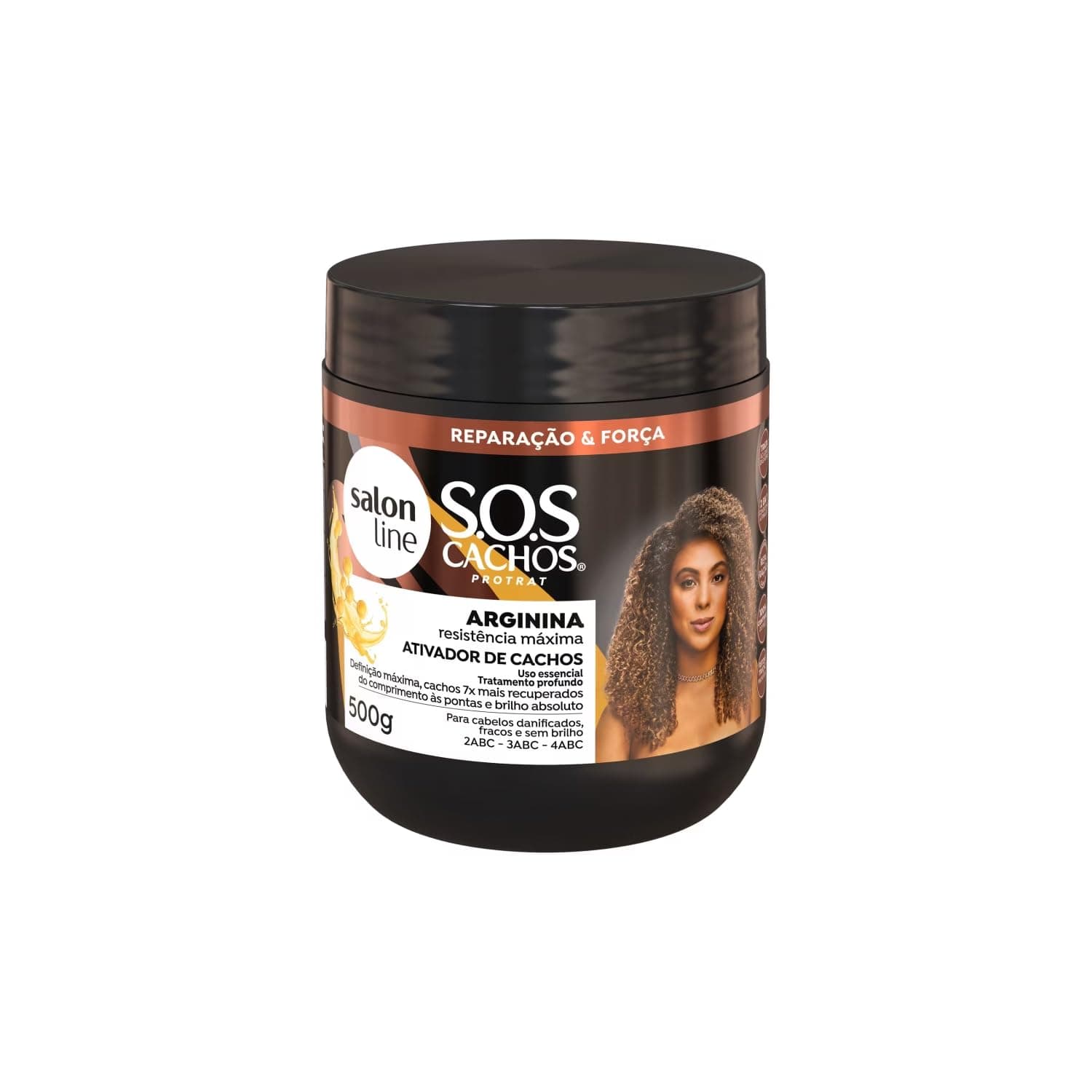 Linha Tratamento (SOS Cachos) Salon Line - Ativador De Cachos Reconstrucao 500 Gr - (Salon Line Treatment (SOS Curls) Collection - Restoration Curl Activator Net 520ml)