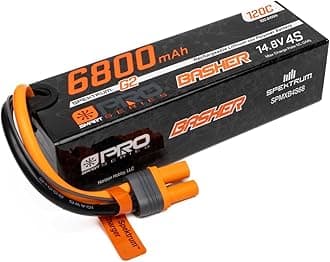 14.8V 6800mAh 4S 120C Smart G2 Pro Basher LiPo: IC5, SPMXB4S68
