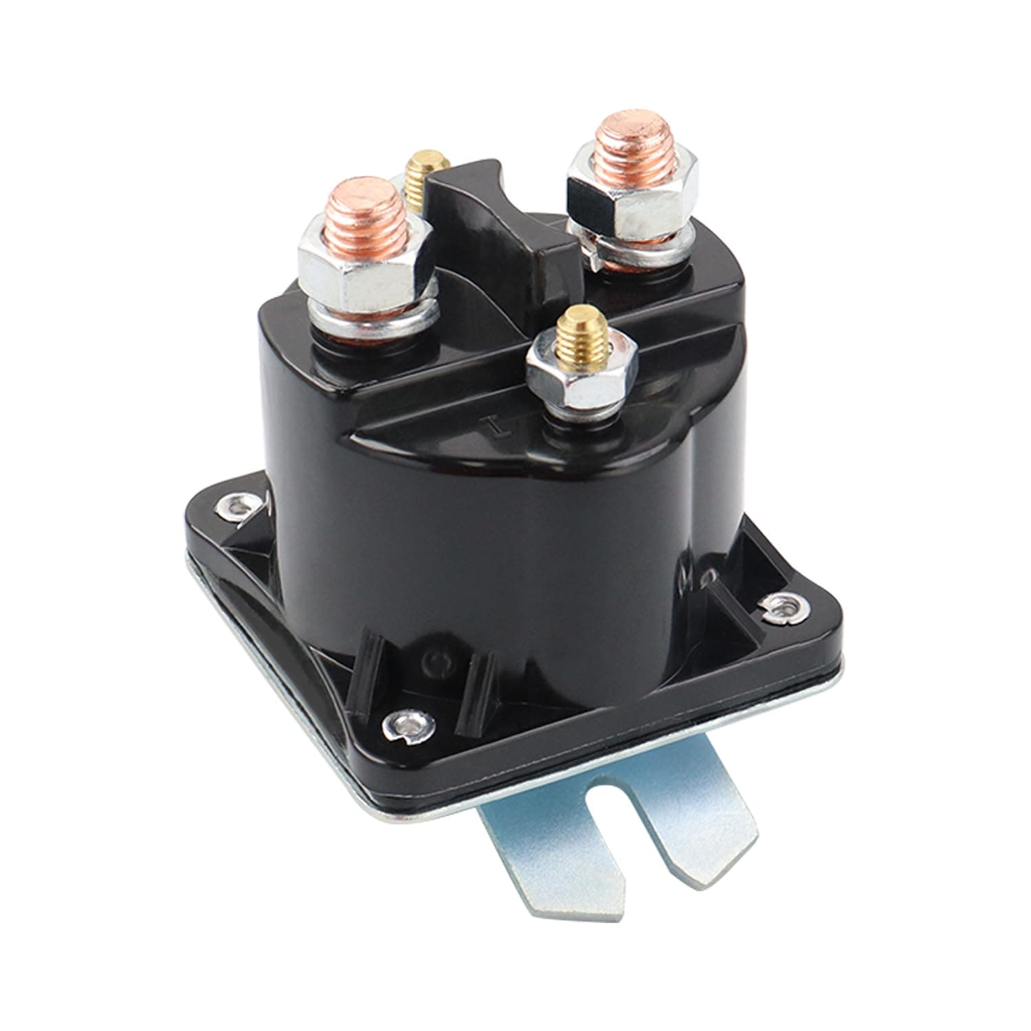 SAZ4201GJ Dump Trailer Solenoid 12V 4 Terminal 100 AMP KTI Solenoid Relay Compatible with Intermittent Duty Monarch Bucher Replaces 07522 391-2-C