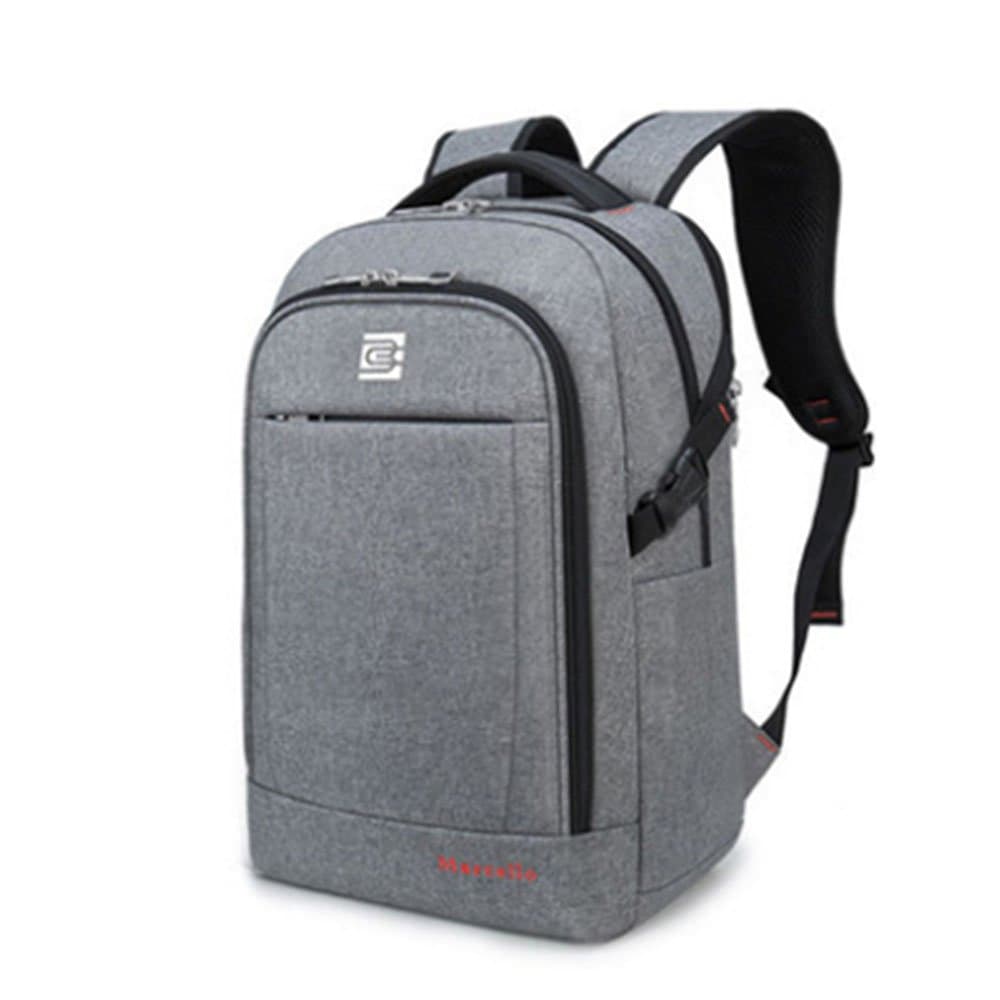 Evay 15.6" Business Notebook Backpack for Men and Women Durable Waterproof Tear Resistant Rucksack Fits Up to 15,6 Inch Macbook Computer Backpack Laptop Bags Travel Rucksack Hiking Knapsack Gray 48 * 31 * 20 cm