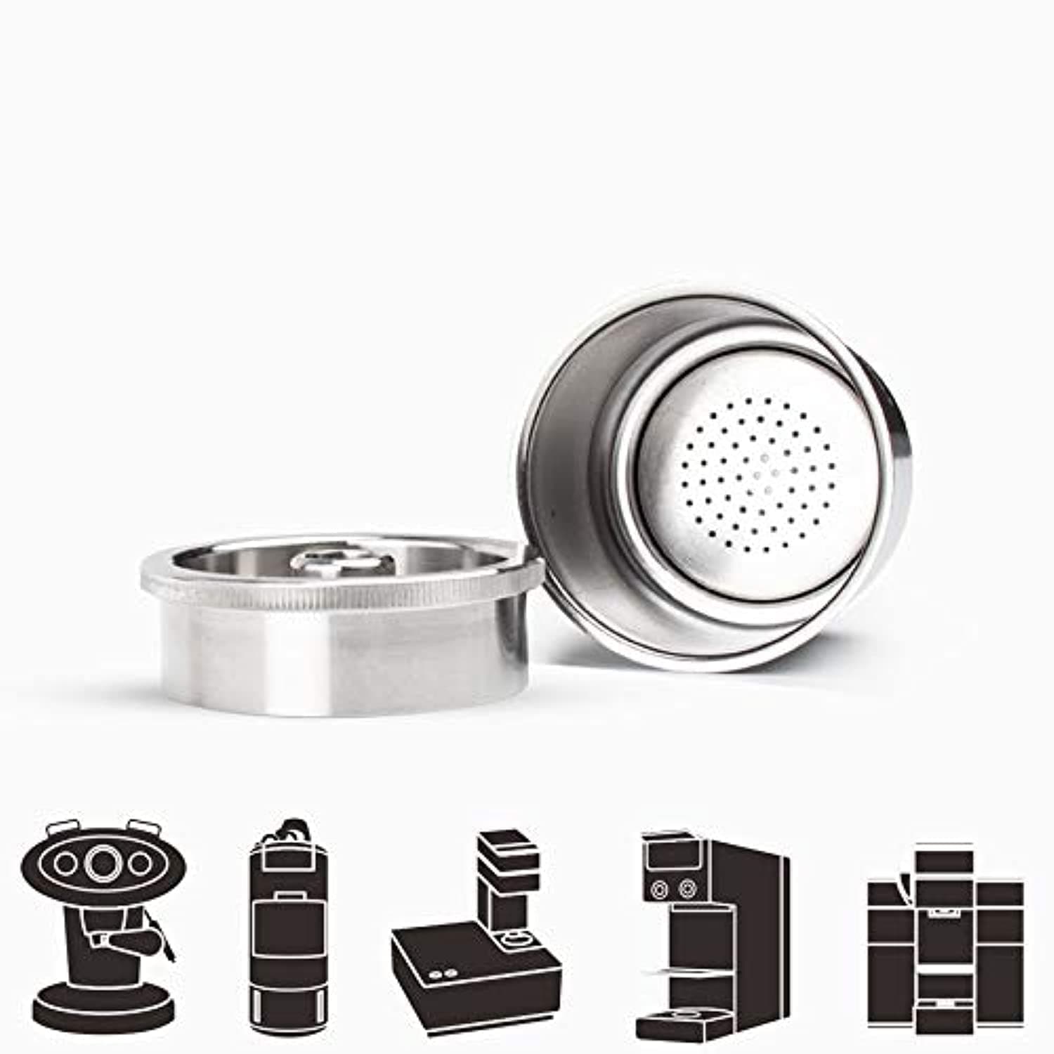 refillable coffee capsule reusable iperEspressp capsule pod coffee filter fit for illy X1 X7 X9 Y1 Y3 Y5 Y9 machine