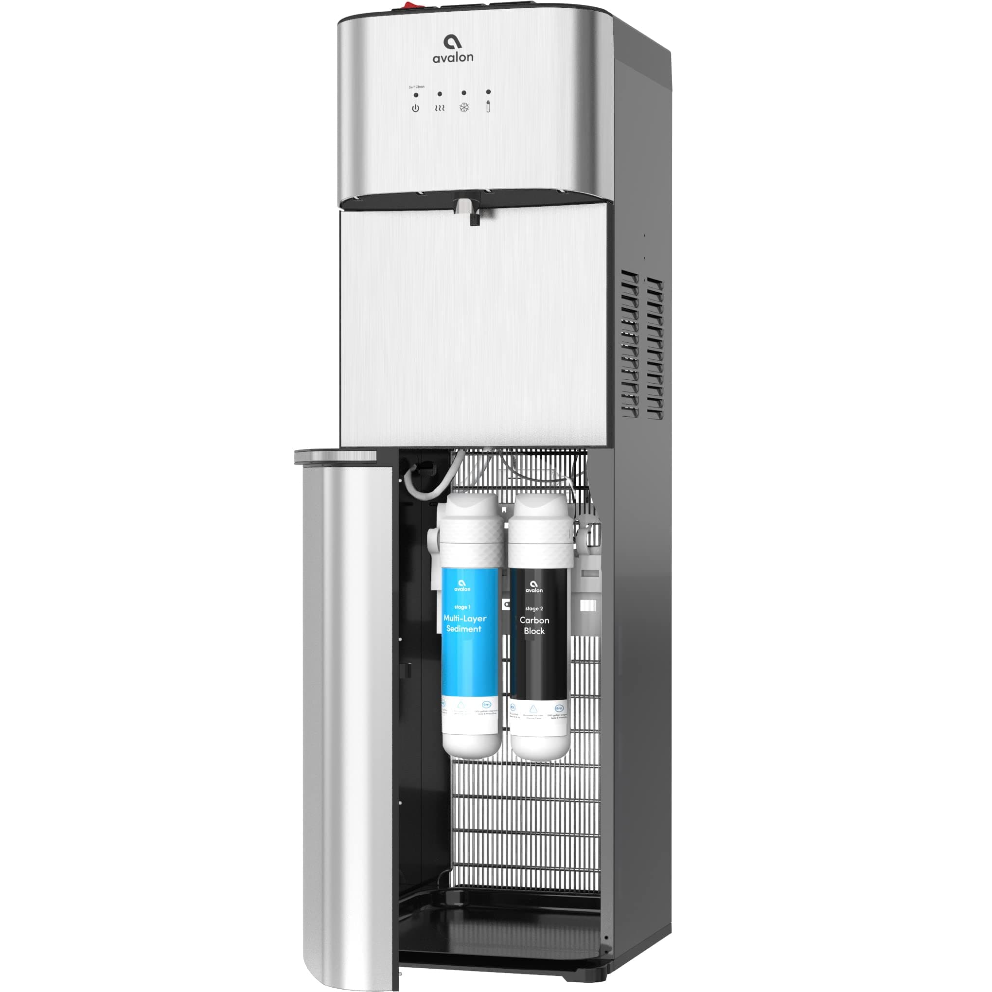 Avalon Self Cleaning Bottleless Water Cooler Water Dispenser, 3 Temperature, NSF/UL/Energy Star Approved, Stainless Steel
