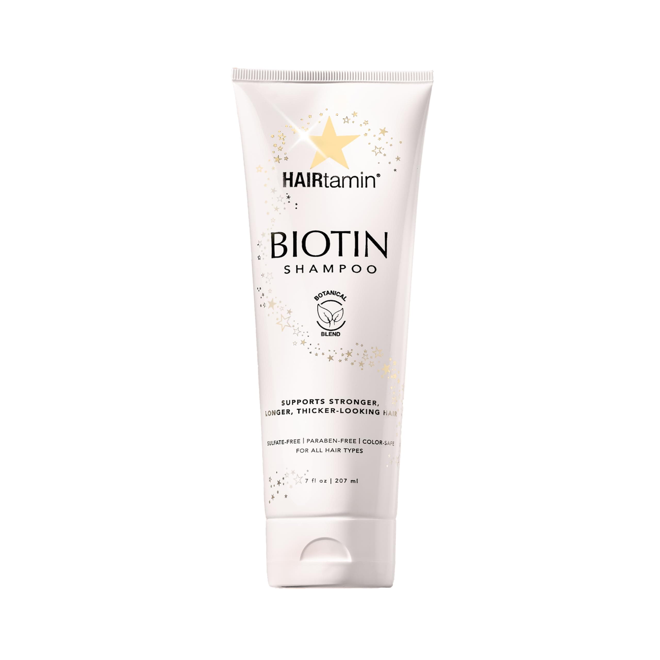 HAIRtamin Biotin Shampoo - Helps to Support Stronger, Longer, Thicker-Looking Hair with Sulfate-Free, Hydrating, Vitamin Rich Formula Shampoo, Made With Vitamin B5, Cucumber Extract, Aloe Vera