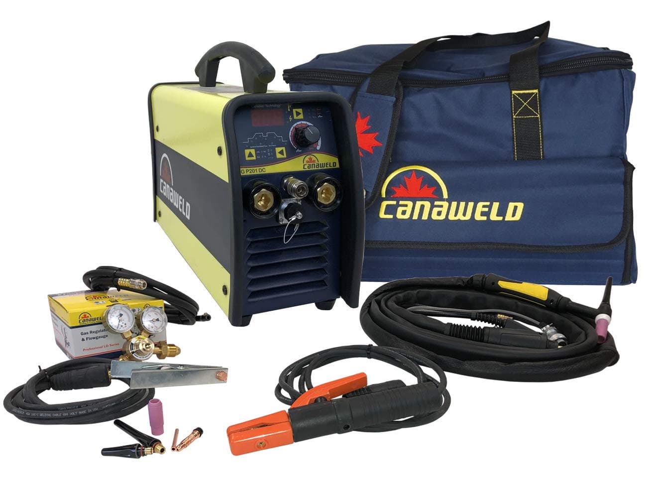CANAWELD TIG P 201 DC Made in Canada, TIG welder, Stick welder, 200 Amp, Ability to Select between 120 V & 240 V, Stainless Steel, Pulse welder, 3 years warranty