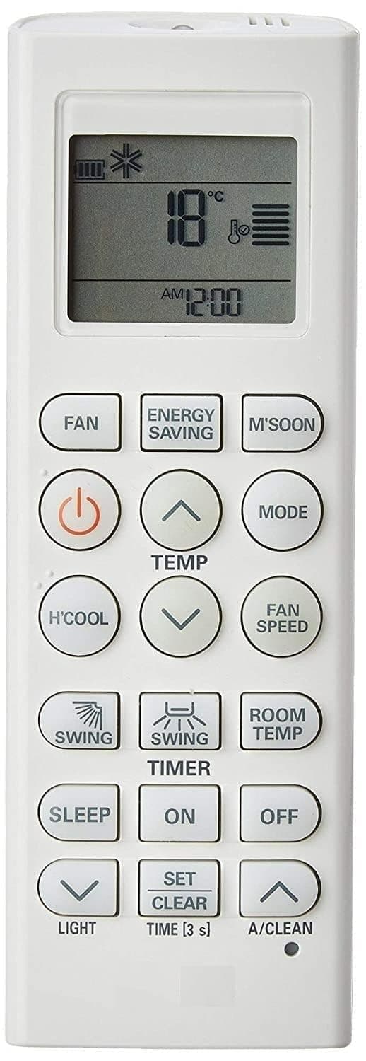 Original Universal Air Conditioner Remote Compatible for LG Split AC Remote Contro[ AC-36I ], White.