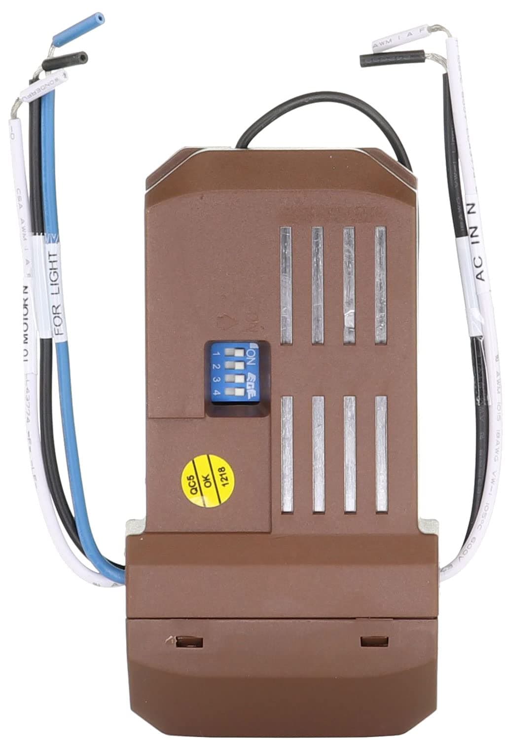 AndericReplacement UC7067FCRX Thermostatic Ceiling Fan Receiver for LCD Hampton Bay Remotes (Works with CHQ8BT7098T & CHQ8BT7096T with Hampton Bay Harbor Breeze Remote, Anderic RR7096T) - UC7067RK