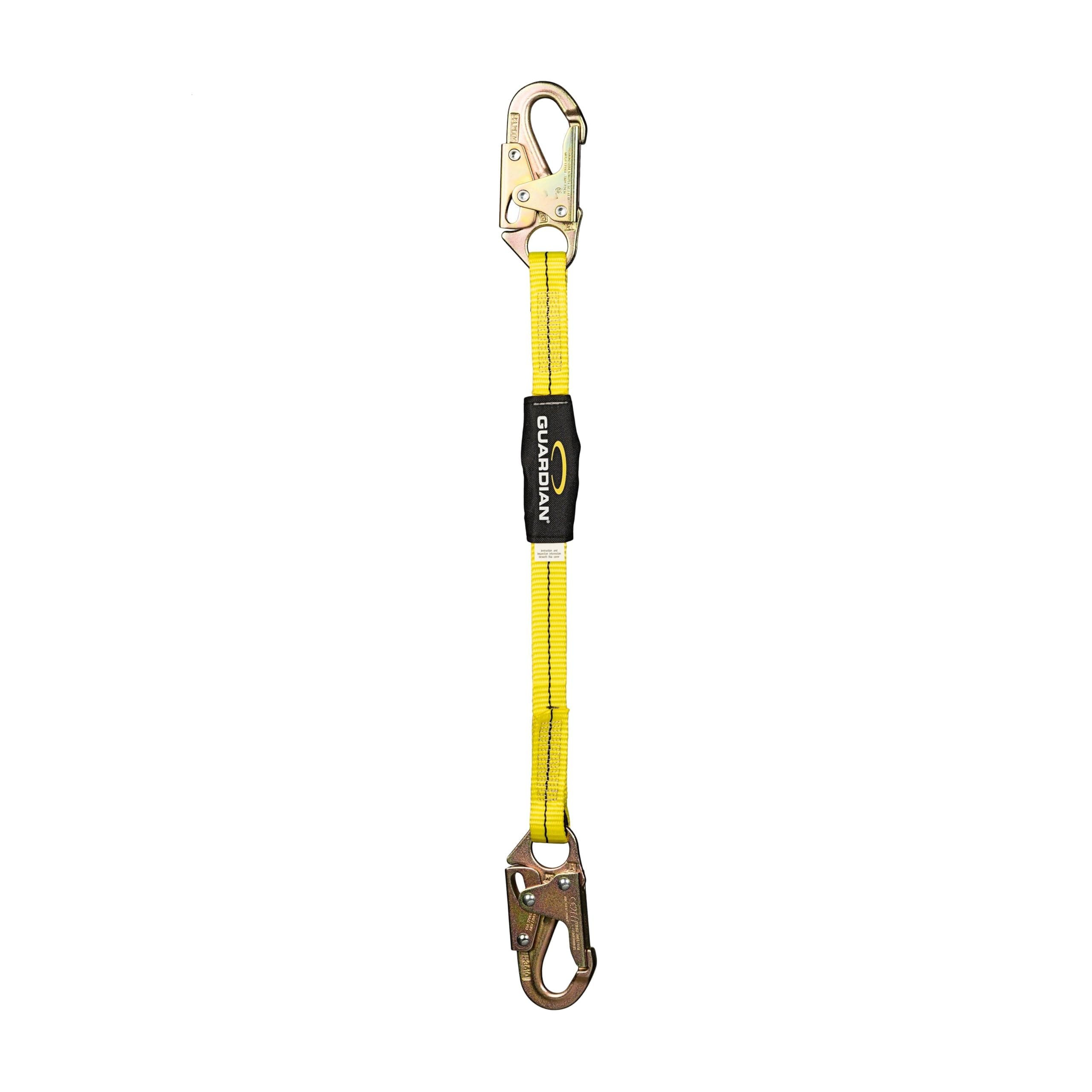 Guardian 01255 Non-Shock-Absorbing Lanyard - 3 ft | Self Locking Steel Hooks | ANSI and OSHA Compliant