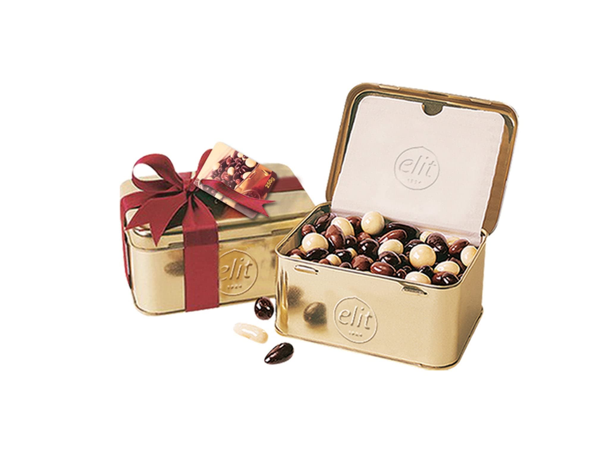Elit Fruits and Nuts Chocolate 250 g, Gold