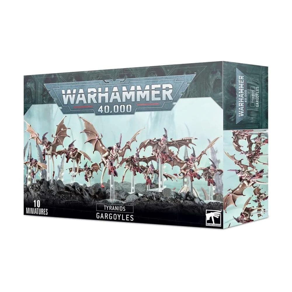 Games Workshop 99120106018" Warhammer 40,000" Tyranid Gargoyle Brood Action Figure, Black