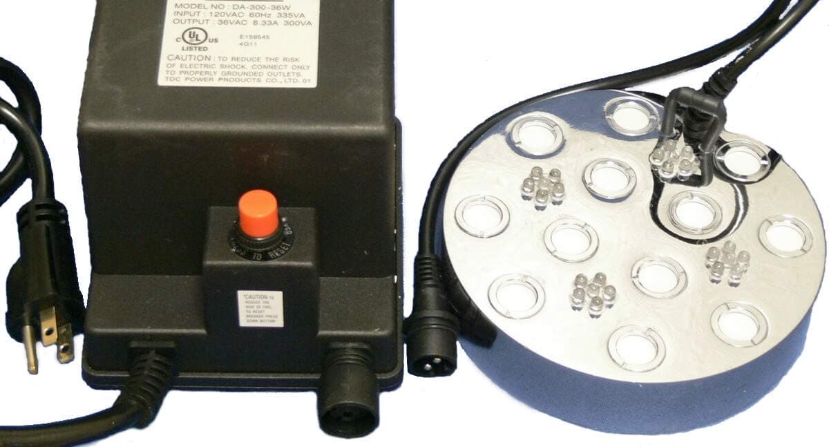 Super High Output 12 Head Pond Fogger w/LED by Fountain Emporium MM012L