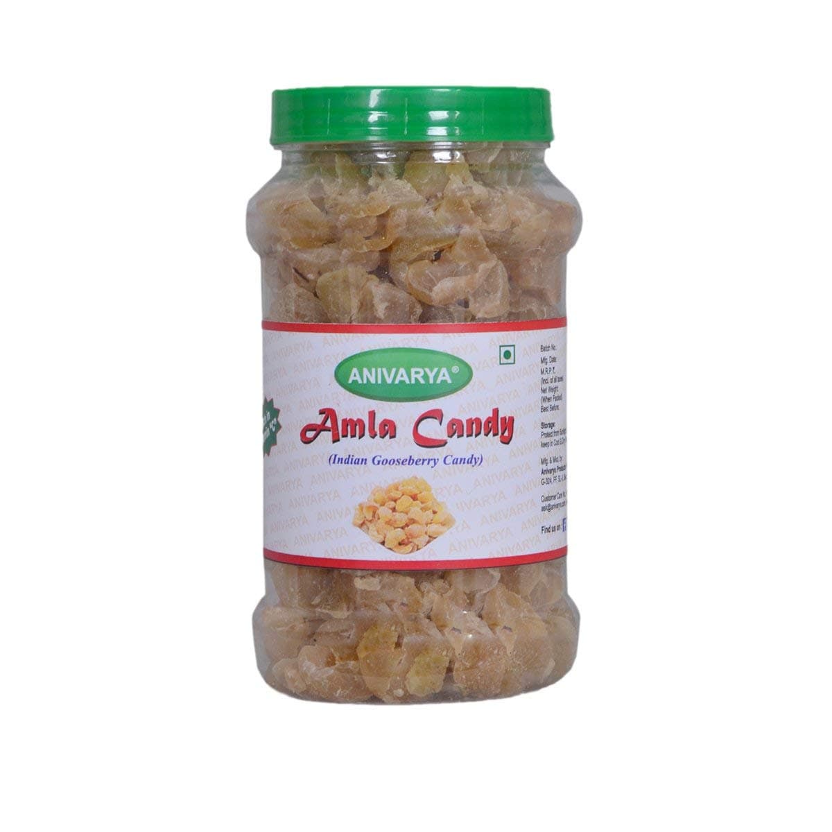 Anivarya Amla Candy -Indian Dry Gooseberry Candy 500 gm(17.63 oz)