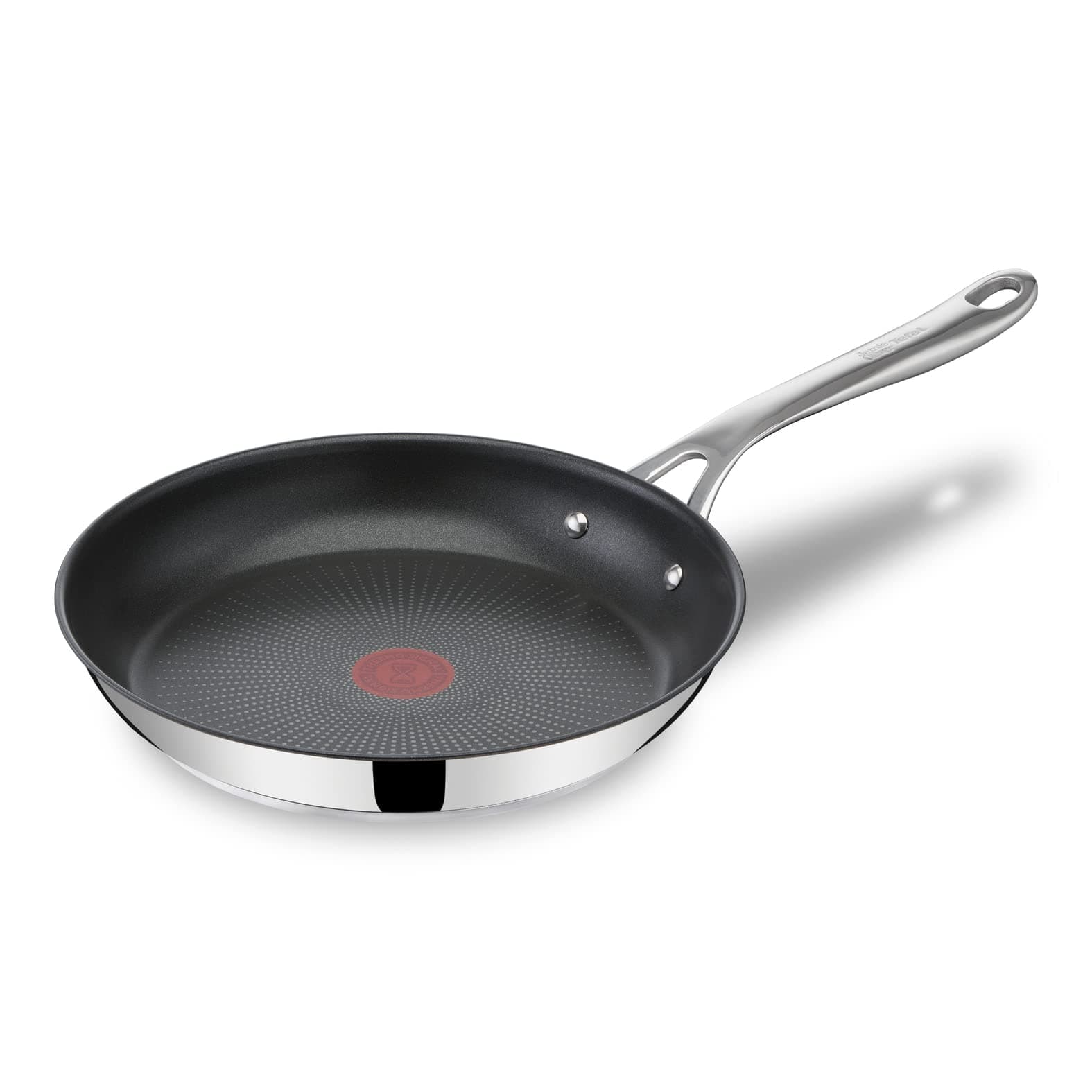 Tefal Jamie Oliver Cook's Direct 24cm Pancake Frying Pan, Non-Stick Titanium Coating, Thermo-Signal™ Heat Indicator, Induction Compatible, Oven Safe, 10-Year Guarantee, E3040444