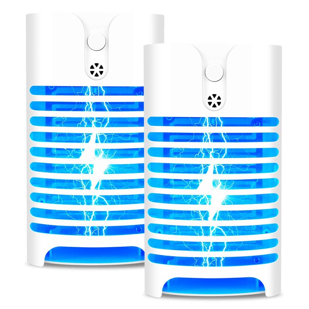 Huite Bug Zapper,Electric Mosquito Zapper, Mosquito Killer, Electronic Insect & Fly Killer for Outdoor and Indoor(2 Packs)