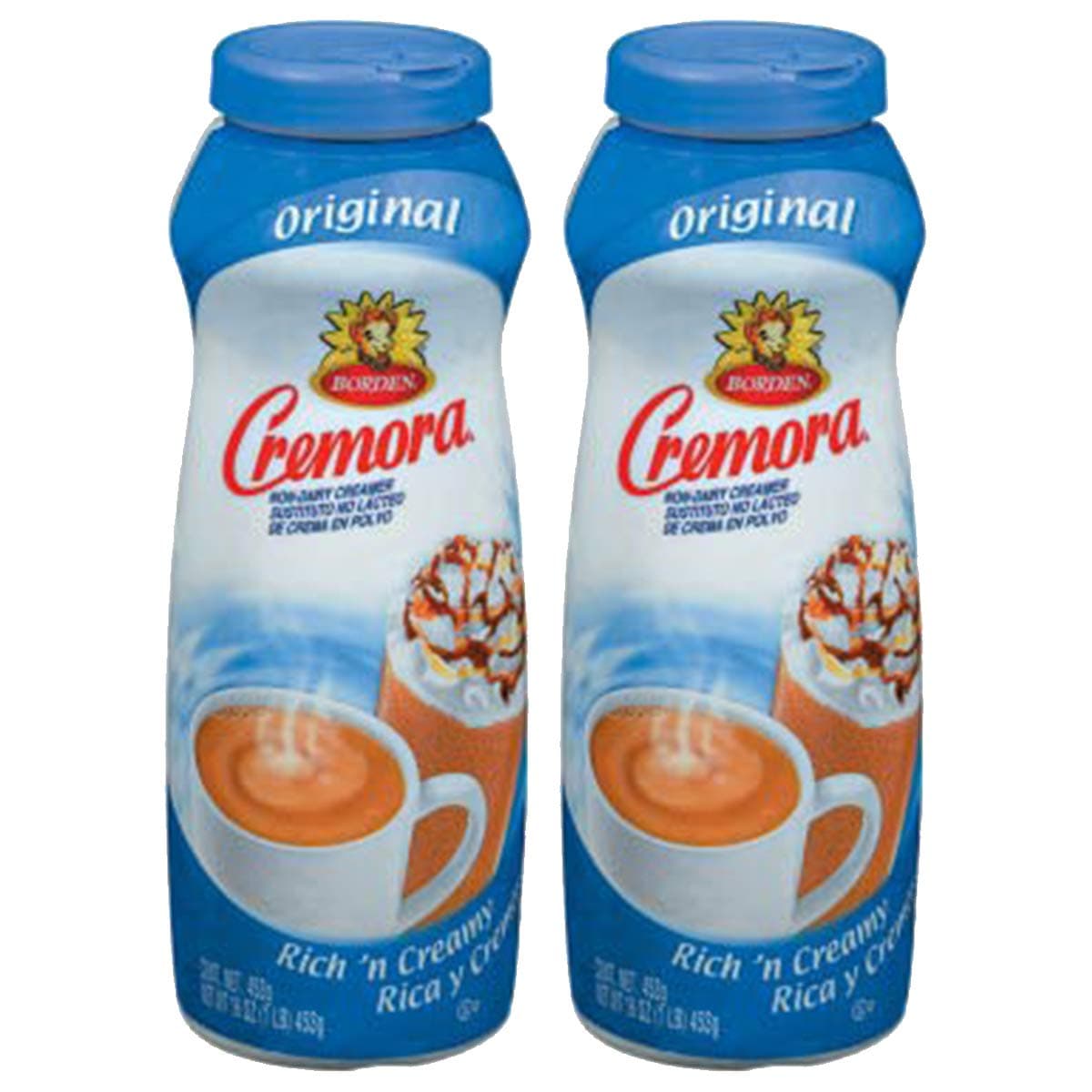 Cremora Non- Dairy Powdered Coffee Creamer Original,16 oz bottle (Pack of 2)